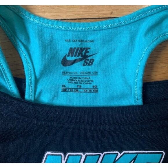 Rare NIKE SB Long Sleeve Shirt Skateboarding Junior's XL 13-15 Yrs young Adult - Picture 5 of 8